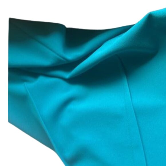 Calvin Klein Teal Sheath Dress | Work to Cocktail | Timeless Classic - Picture 5 of 8